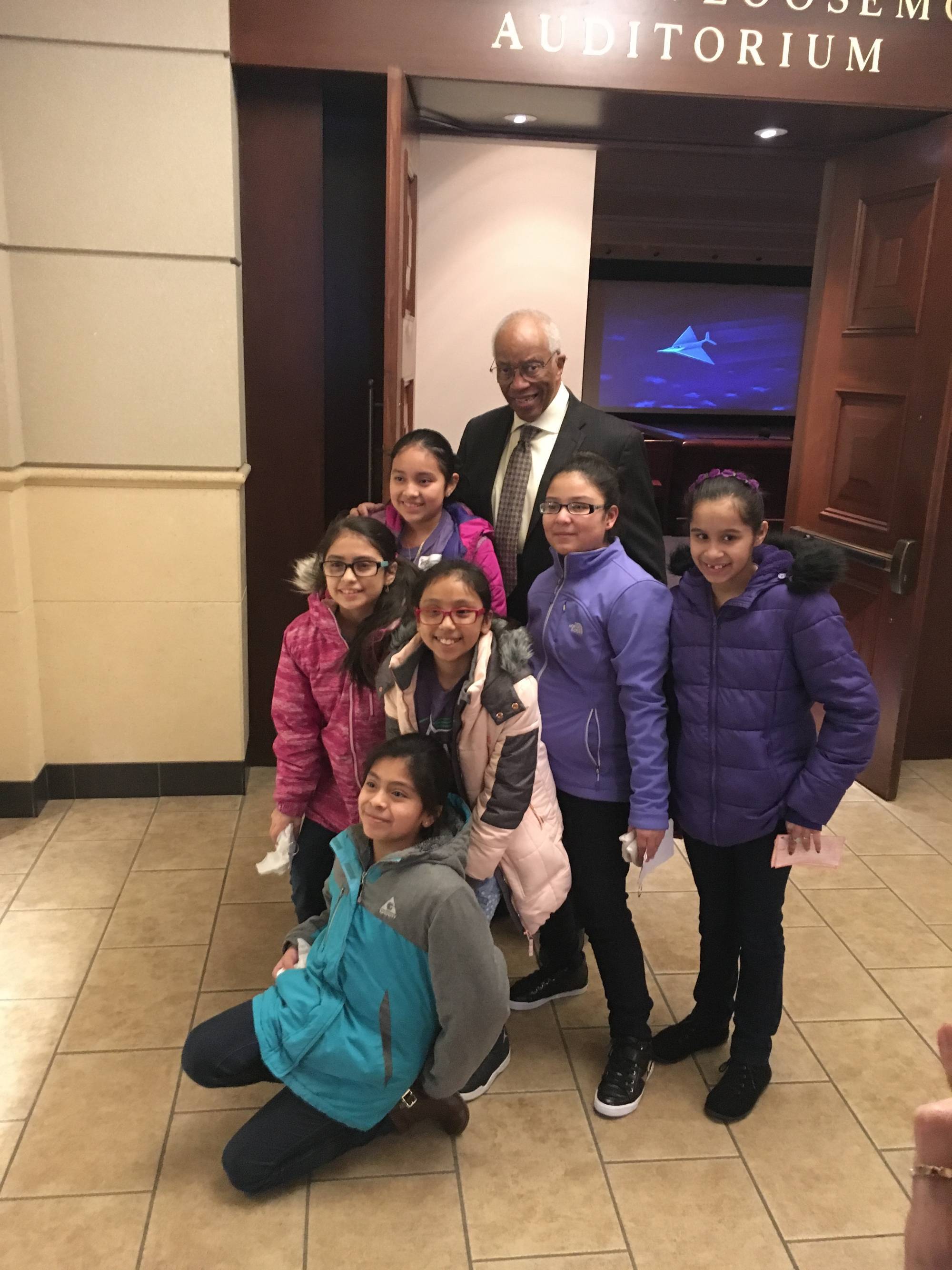 Bluford and kids presentation image